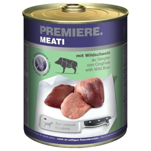 Premiere Meati Hrană pentru câini cu mistreț 800 g