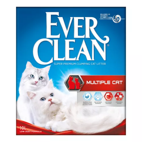Ever Clean Multiple Cat Așternut aglomerant pentru litieră 10 l