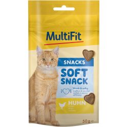 MultiFit Recompensă moale pentru pisici, cu pui 50g