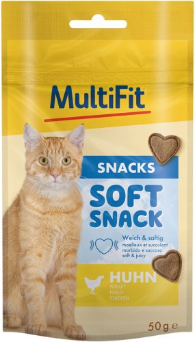 MultiFit Recompensă moale pentru pisici, cu pui 50g