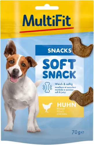 MultiFit Soft Snack Recompensă pentru câini, cu pui 70g