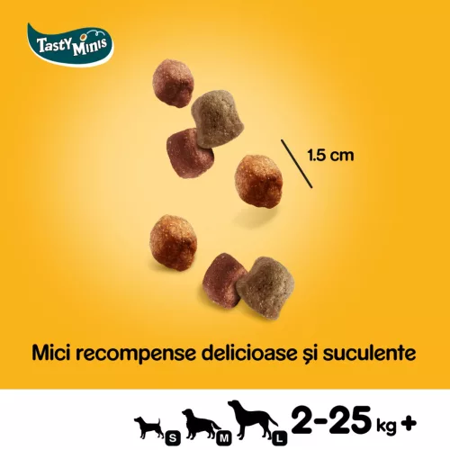Pedigree Tasty Bites recompense pentru câini adulți, cu pui 130 g