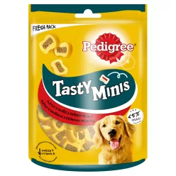   Pedigree Tasty Minis Recompense pentru câini adulți, cu vită 155 g
