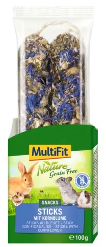 MultiFit Nature Gustare cu albăstrele pentru rozătoare și iepuri pitici 2 buc.