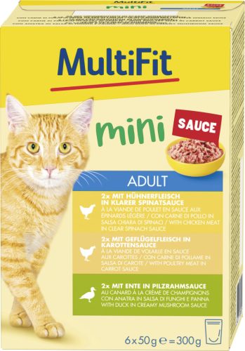 MultiFit Mini Hrană pentru pisici, mix 6x50g