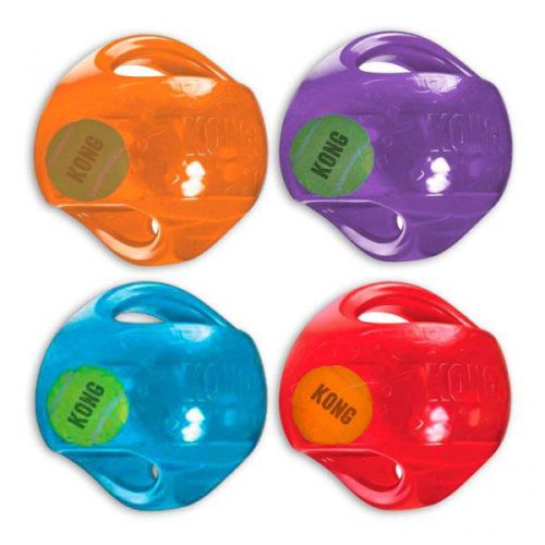 KONG Jumbler Ball Jucărie pentru câini M-L