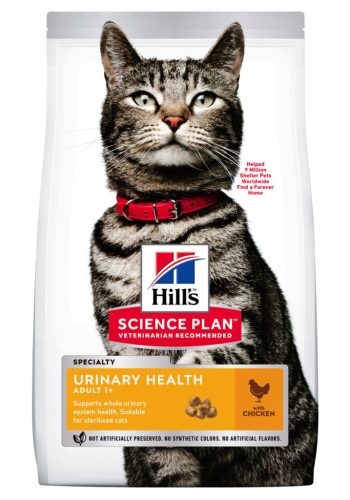 Hill's Urinary Health Hrană uscată pentru pisici adulte, cu pui 1.5 kg