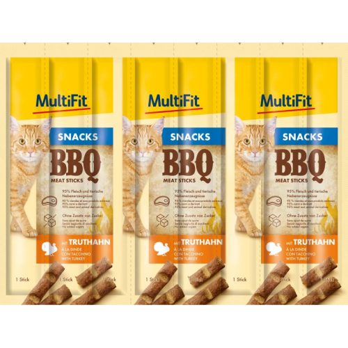 MultiFit BBQ Recompensă pentru pisici, cu curcan 40 g