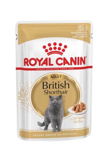 Royal Canin British Shorthair Pliculețe pentru pisici adulte 85 g
