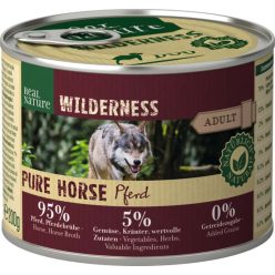   Real Nature Wilderness Hrană umedă pentru câini adulți, cu carne de cal 200 g