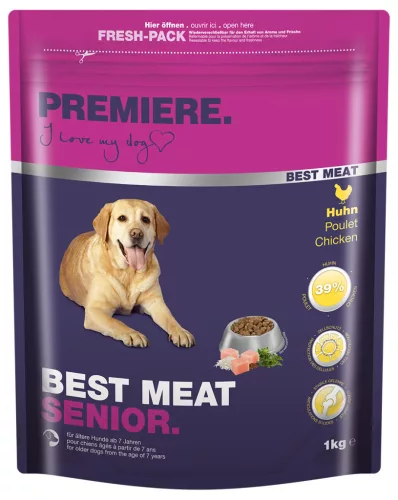 Premiere Best Meat Hrană pentru câini seniori cu pui 1 kg