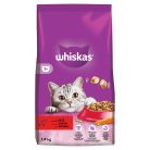 Whiskas hrană uscată cu vită pentru pisici adulte 1,4 kg