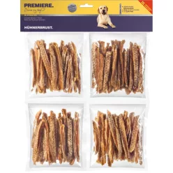 Premiere Recompense pentru câini cu piept de pui 4 x 250 g