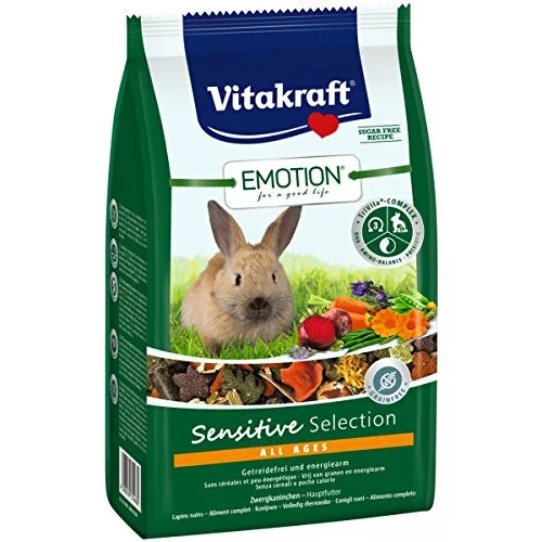 Vitakraft Emotion Sensitive Hrană uscată pentru iepuri pitici 600 g