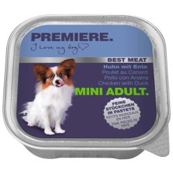   Premiere Best Meat Hrană completă pentru câini adulți, cu pui și rață 100 g