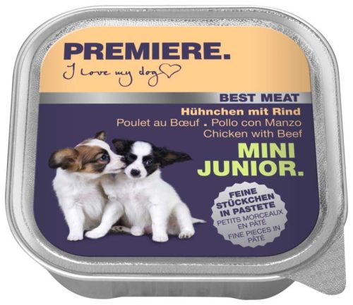 Premiere Best Meat Hrană pentru câini juniori cu pui și vită 100 g