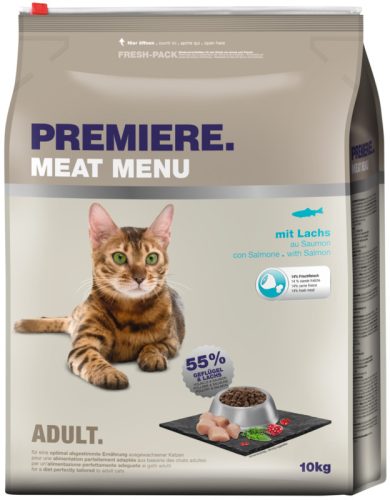 Premiere Hrană pentru pisici adulte cu somon 10 kg