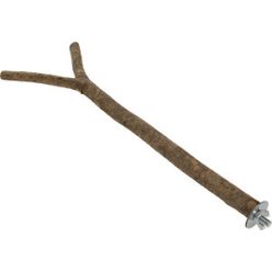   AniOne Bară de staționare Y pentru păsări, lemn natural, 40 cm