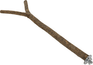 AniOne Bară de staționare Y pentru păsări, lemn natural, 40 cm