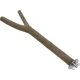AniOne Bară de staționare Y pentru păsări, lemn natural, 30 cm