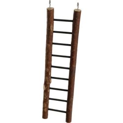 AniOne Scară pentru păsări, lemn natural, 9 trepte