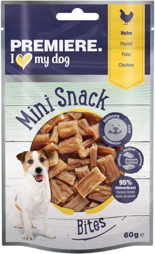 Premiere Mini Bites Recompense pentru câini cu pui 60 g