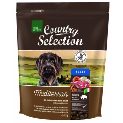   Real Nature Country Selection Hrană uscată pentru câini adulți, bizon și vită 1 kg