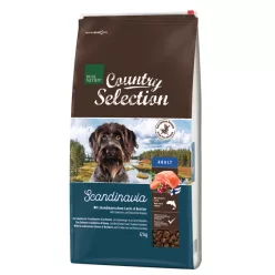   Real Nature Country Selection Hrană uscată pentru câini adulți, cu somon și ren 12kg