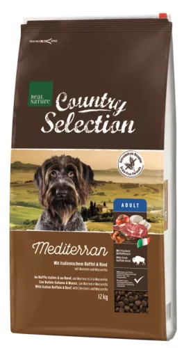 Real Nature Country Hrană uscată pentru câini adulți, cu vită 12 kg