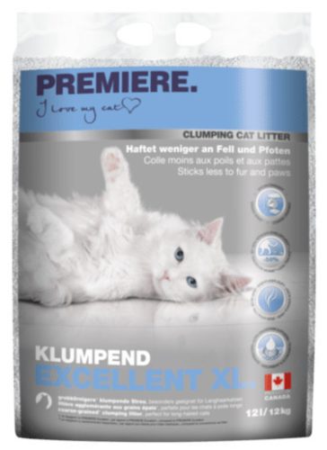 Premiere Excellent Așternut aglomerant pentru litieră 12 kg