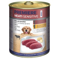  Premiere Meati Sensitive Hrană pentru câini adulți cu vită și cartofi 800 g