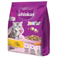   Whiskas Junior hrană uscată cu pui pentru pisici junioare 800 g