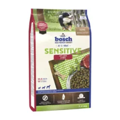   Bosch Sensitive Hrană uscată pentru câini adulți cu miel și orez 3 kg