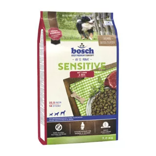 Bosch Sensitive Hrană uscată pentru câini adulți cu miel și orez 3 kg