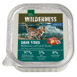   Real Nature Wilderness Hrană umedă pentru pisici, cu mistreț, rață și ren 100 g