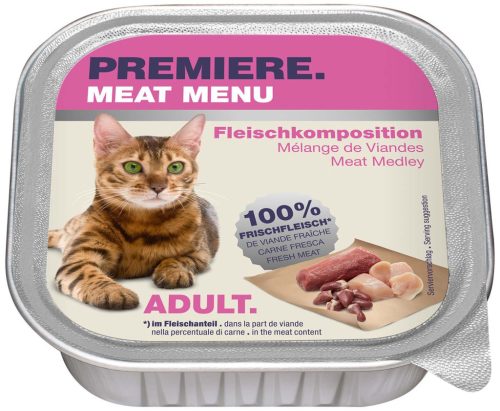 Premiere Meat Menu Hrană pentru pisici cu carne 100 g