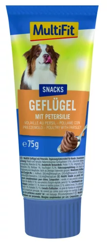 MultiFit Recompensă pentru câini, cu cremă de pui și pătrunjel 75g
