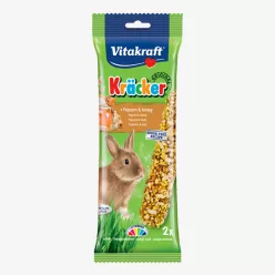   Vitakraft Kräcker Batoane crocante pentru iepuri pitici cu popcorn și miere 2 buc.
