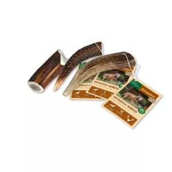   Real Nature Wilderness Recompensă pentru câini adulți din coarne de cerb roșu  L