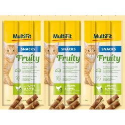   MultiFit Fruit Recompense pentru pisici, cu pui și măr 40 g