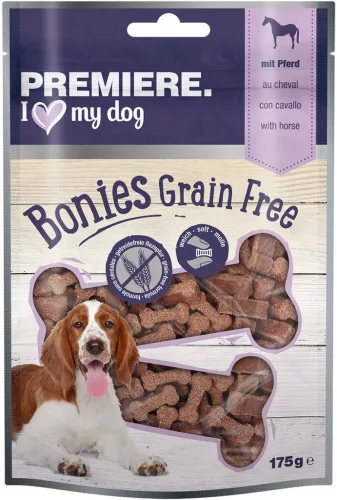 Premiere Bonies Recompense pentru câini cu cal 175 g