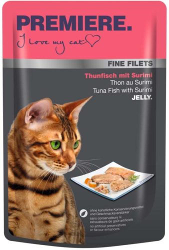 Premiere Fine Filets Hrană pentru pisici cu ton și surimi 100 g