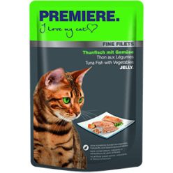   Premiere Fine Filets Hrană pentru pisici cu ton și legume 100 g