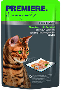Premiere Fine Filets Hrană pentru pisici cu ton și legume 100 g