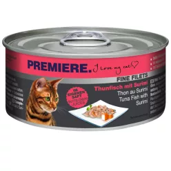   Premiere Fine Filets Hrană umedă pentru pisici adulte cu ton și surimi în sos 80 g