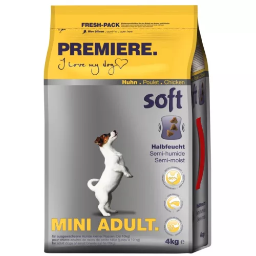 Premiere Soft Hrană pentru câini adulți cu pui 4 kg