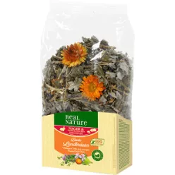   Real Nature Suplimente nutritive pentru hrana rozătoarelor și iepurilor pitici, cu plante aromatice 100 g