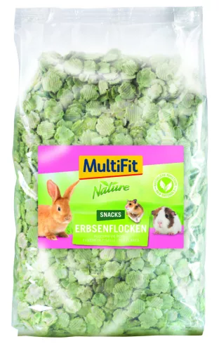 MultiFit Hrană pentru mamifere mici, fulgi de mazăre 1 kg