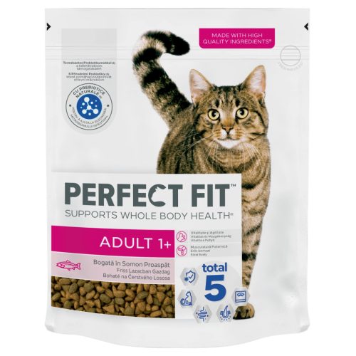 Perfect Fit hrană uscată pentru pisici adulte cu somon 750 g