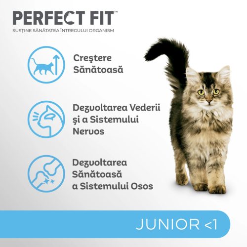 Perfect Fit Junior hrană uscată cu pui pentru pisici junioare 750 g